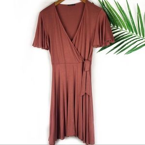 Soprano Wrap Dress Medium V Neck